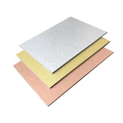 Gouden borstel ACP-bekledingsplaat